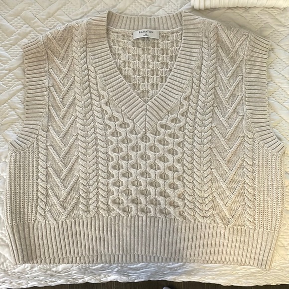 Aritzia Sweaters - ARITZIA vest in cream